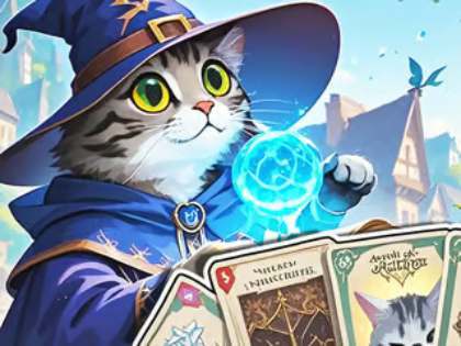 Spil Jigsaw Puzzle: Cat's Card Arena  online