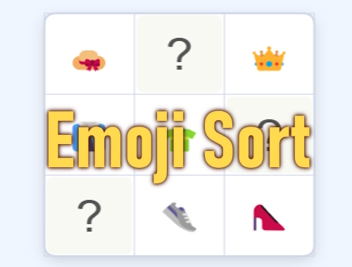 Spil Emoji sortering  online