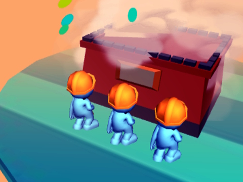 Spil Mursten rush 3d  online