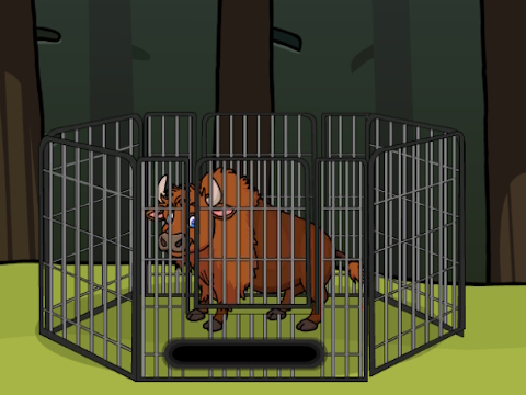 Spil Redd bisonen fra buret  online
