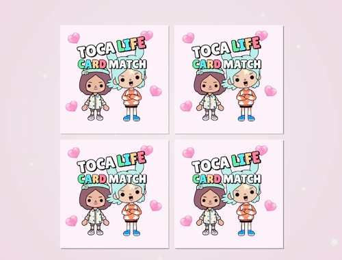 Spil Toca Life Memory Card Match  online