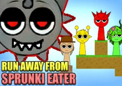 Spil Kør væk fra Sprunki Eater  online