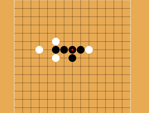 Spil Gomoku fem sten i træk  online