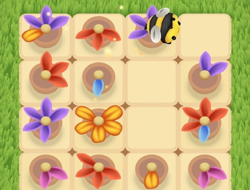 Spil Bloom Sort 2: Bee -puslespil  online