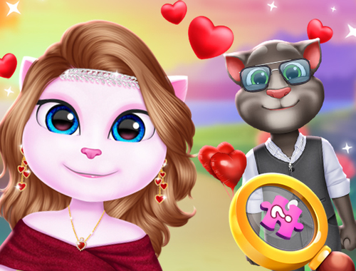 Spil Kitty par dejlige valentine  online