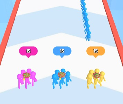 Spil Tæl Master Match Color Run  online