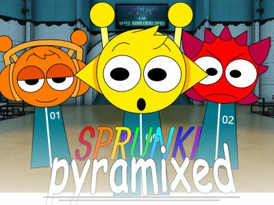 Spil Sprunki Pyramixed: Squid Game  online