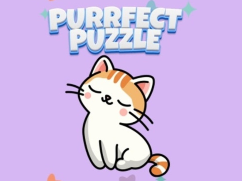 Spil Purrfect puslespil  online
