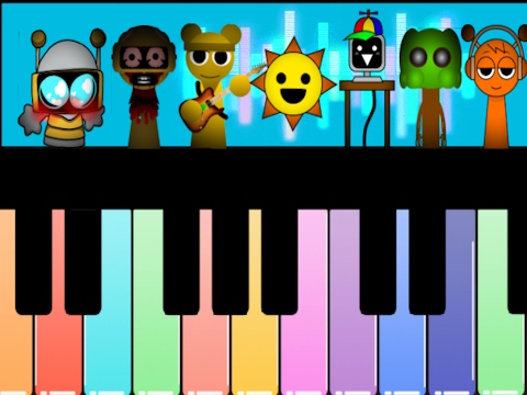 Spil Sprunki Piano Explorer  online