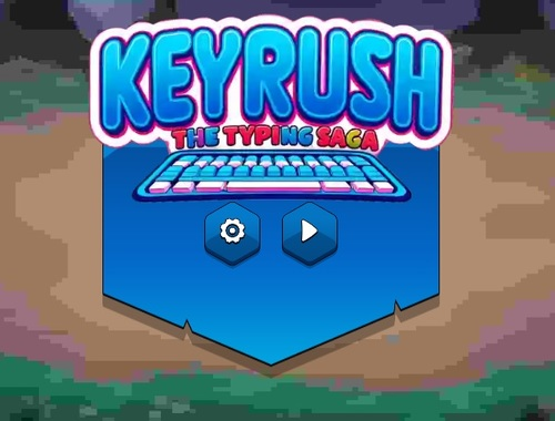 Spil Key Rush - Typing Saga  online