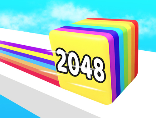 Spil Jelly Run 2048  online
