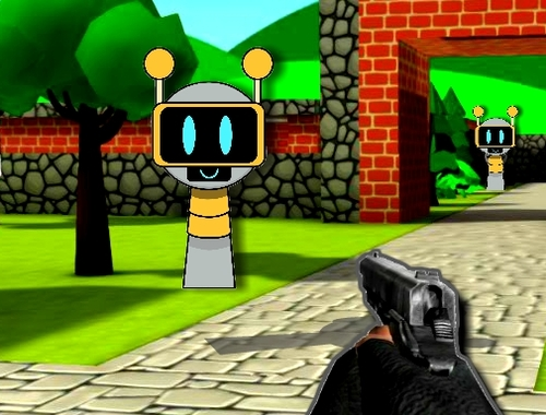 Spil Sprunki 3D Shooter  online