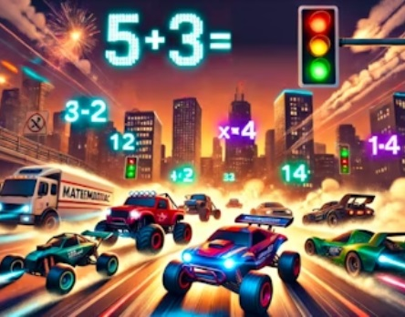 Spil Matematik racing  online