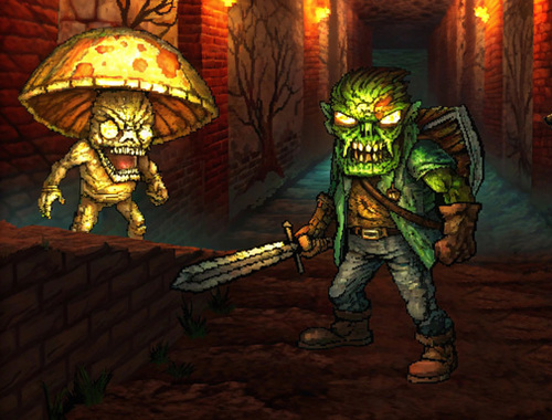 Spil Monster Slayer fusionerer og overlever  online