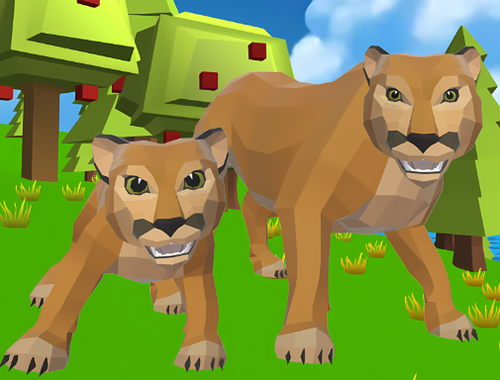 Spil Cougar Simulator: Big Cats  online