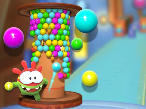 Spil Om nom tower 3d  online