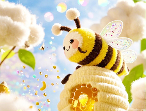 Spil Find forskellene: Lille Bee's eventyr  online