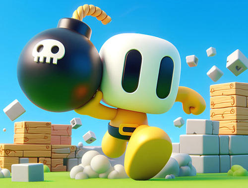 Spil Bombaman 3d  online