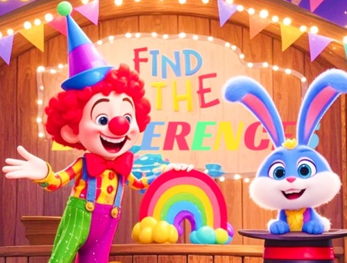Spil Find forskellene: April Fool's Day  online