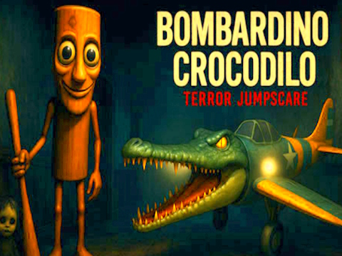Spil Bombardino Crocodilo Terror JumpScare  online