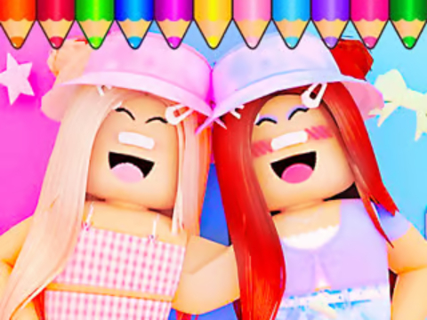 Spil Farvelægning: Roblox Bestie  online