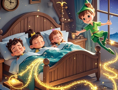Spil Find forskellene: Peter Pan  online