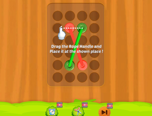 Spil Tangt reb 3d untie puslespil  online