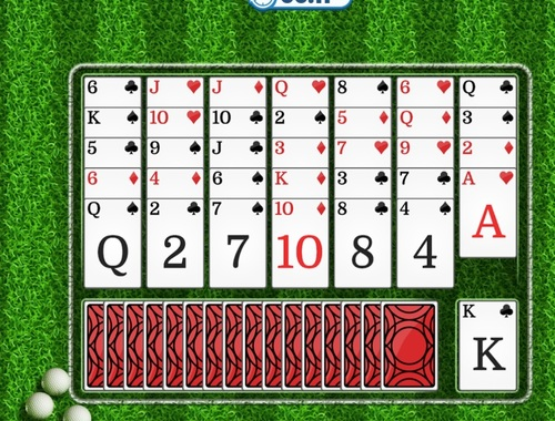 Spil Golf Solitaire  online