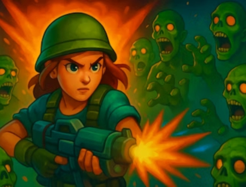 Spil Zombie Auto Defense  online
