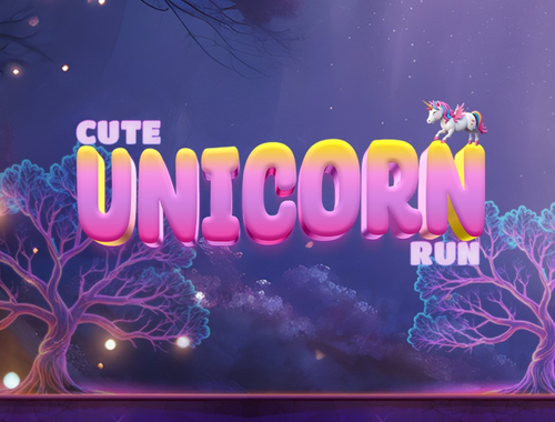 Spil Cute Unicorn Run  online