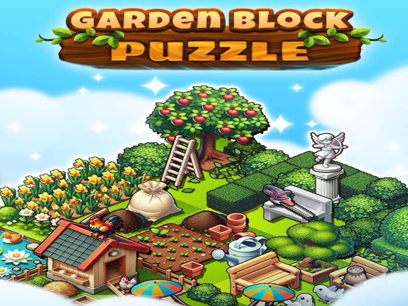 Spil Garden Block Puzzle online