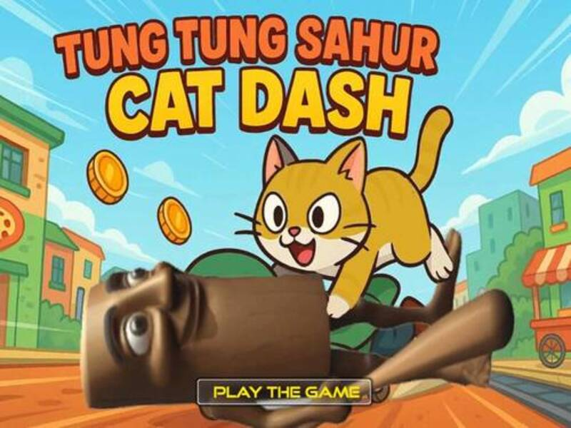 Spil Tung Tung Sahur Cat Dash online