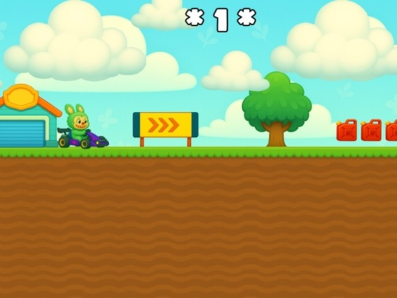 Spil Labubu Gokart online