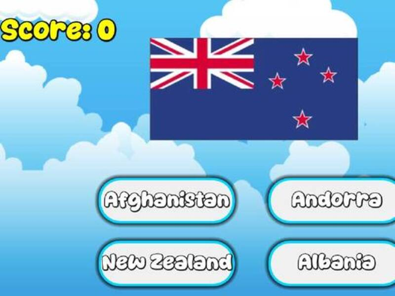 Spil 195 Landsflagnquiz online