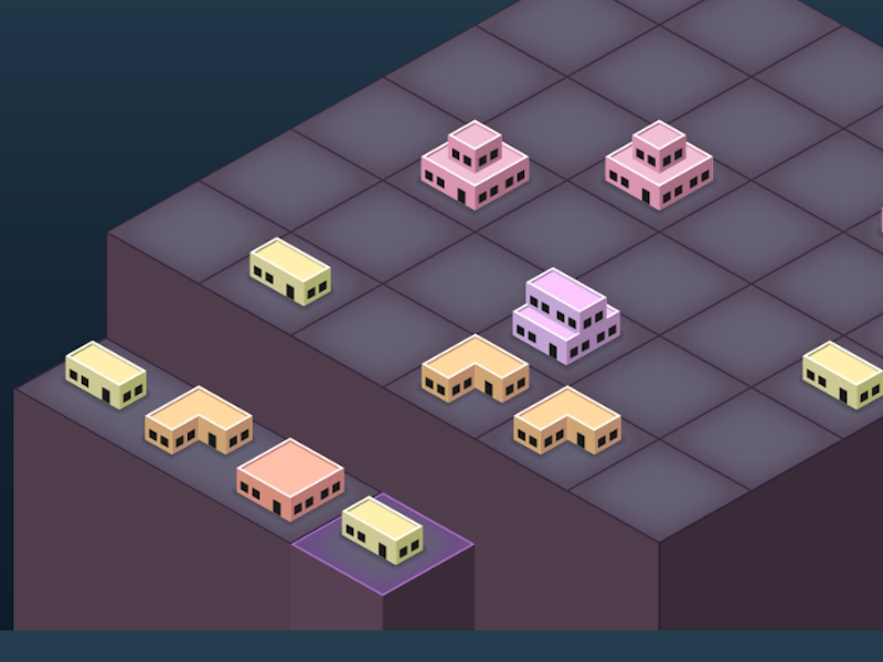 Spil Block Merge City online