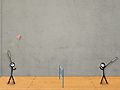 Spil Stick figur badminton  online