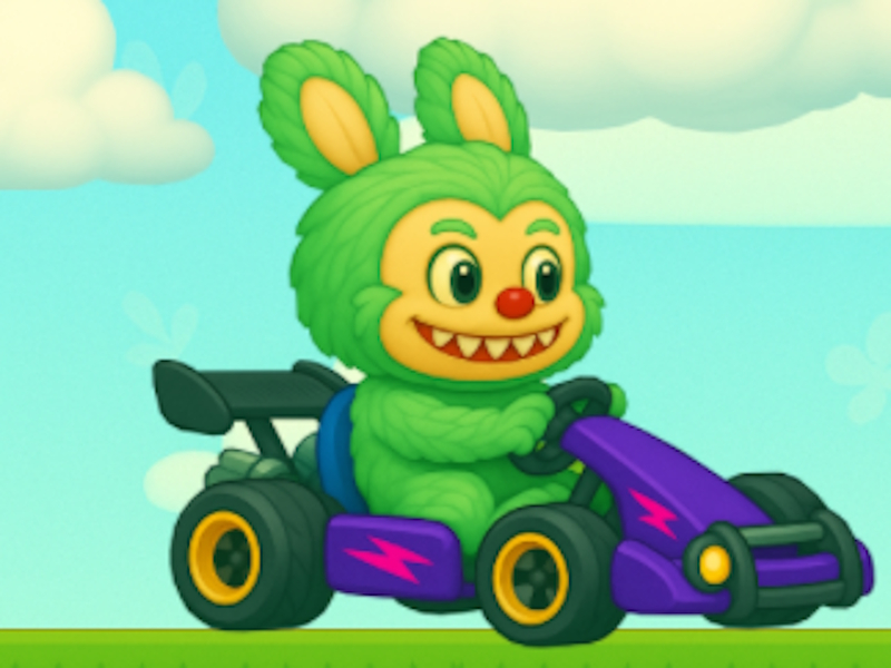 Spil Labubu Gokart online