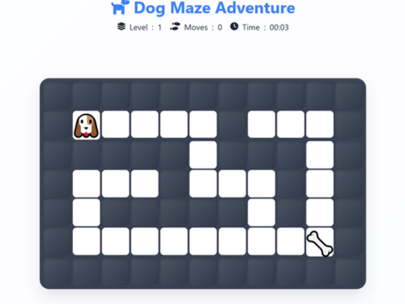 Spil Hund Maze Adventure online