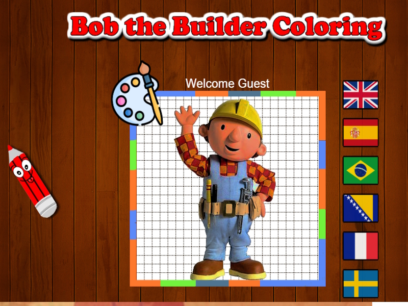Spil Bob the Builder Coloring online