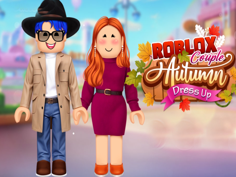 Spil Roblox par efterårsklædning online
