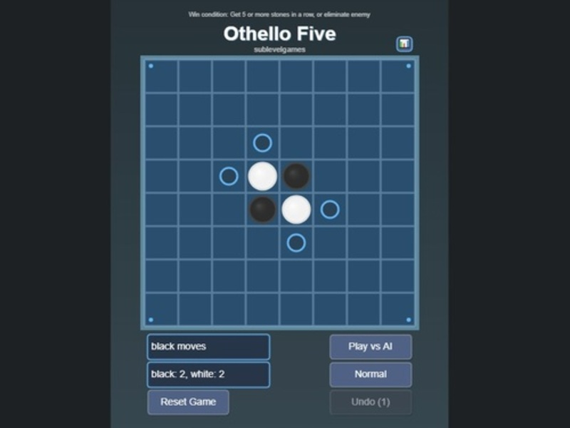 Spil Othello fem online
