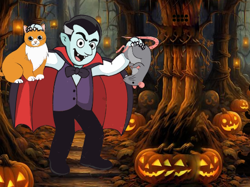 Spil Vampyrfangede dyr flugt online