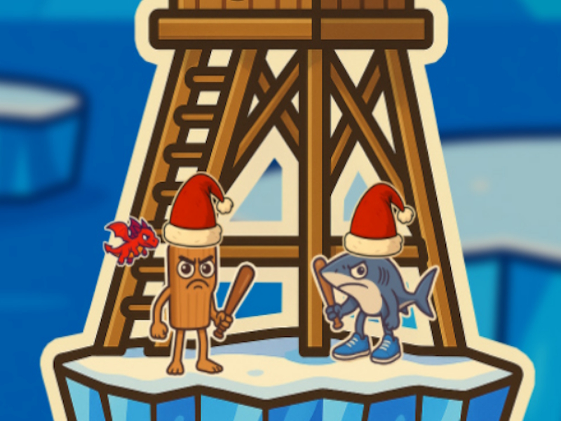 Spil Tung Tung Sahur Snow Arena online