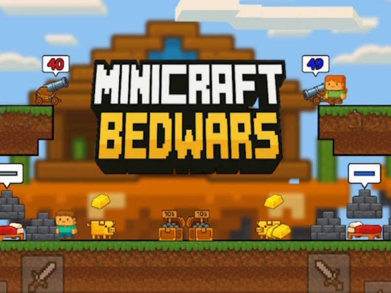 Spil Minicraft Bedwars online