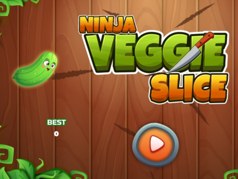 Spil Ninja Veggie Slice online