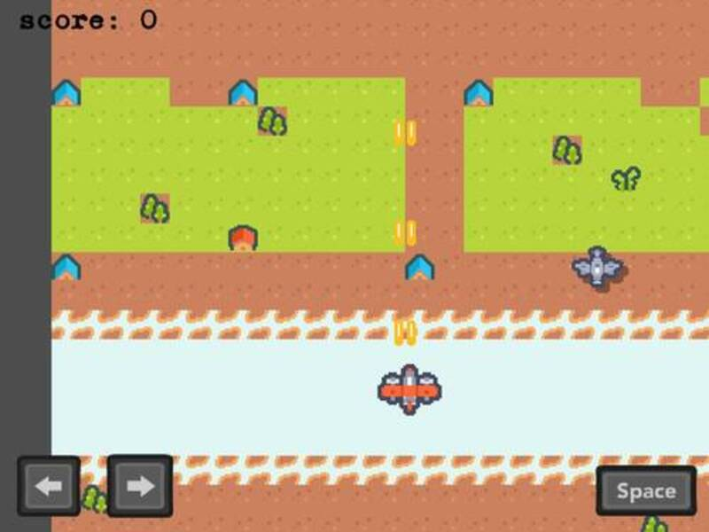 Spil 2D flyskydning online