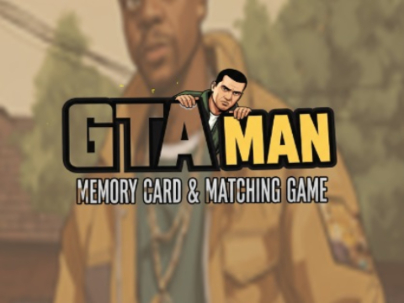 Spil GTA Man Memory Card & Matching Game online