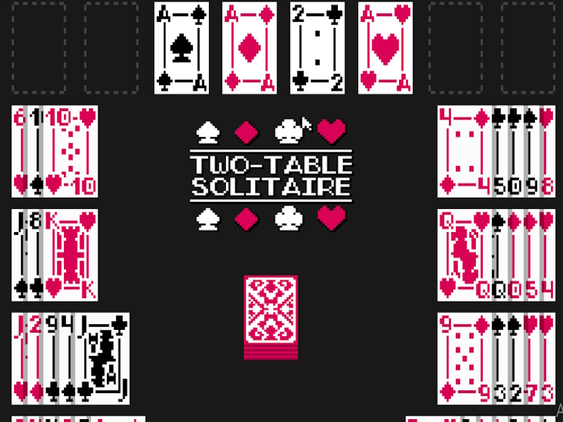 Spil To-bordet Solitaire online