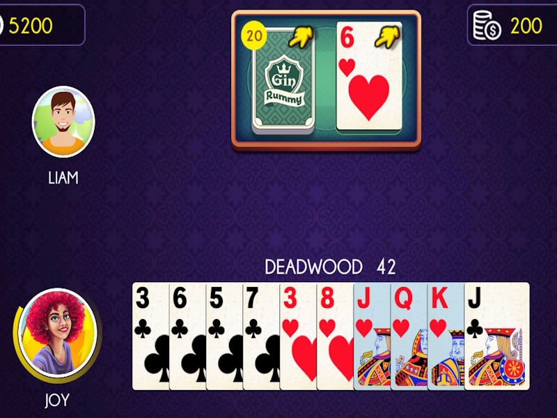 Spil Gin Rummy online