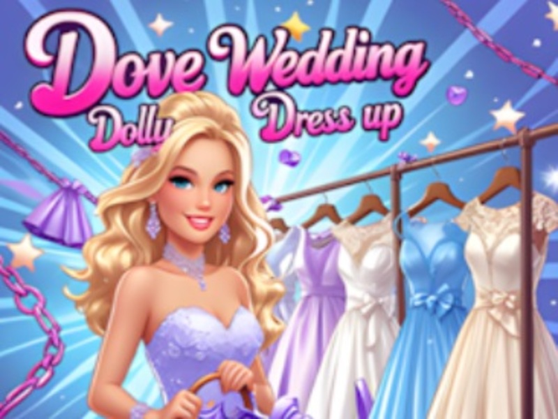 Spil Dove Wedding Dolly Dress Up online